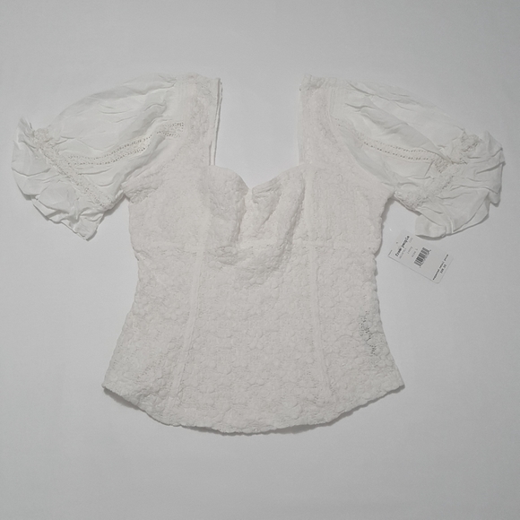 Free people spring Fling Floral Knit Top - Picture 2 of 16